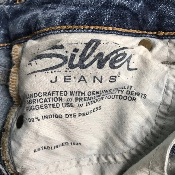 SILVER Jeans Capri Light Wash Crop - Picture 6 of 7